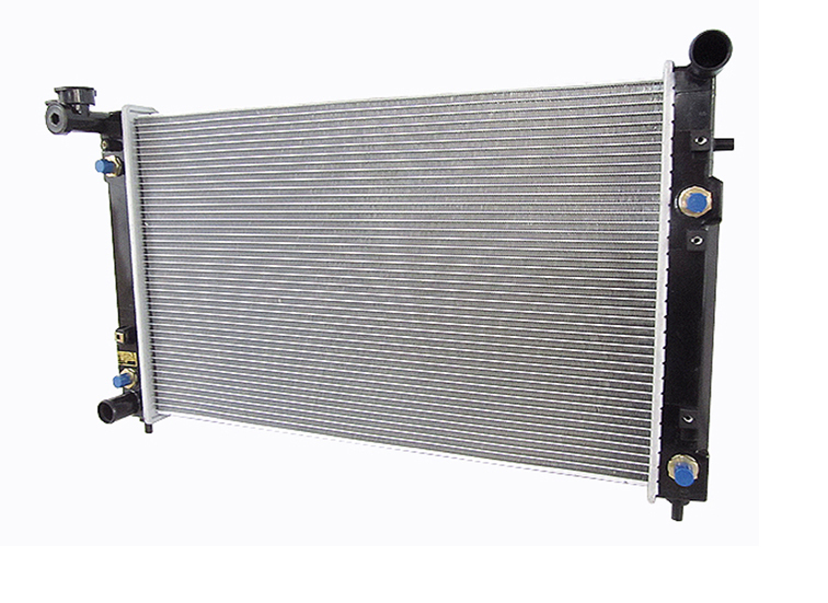Holden V6 Radiator VT VX WH With Twin Oil Trans Coolers u0026 Bolt on Thermo  Fan Type