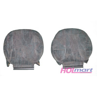 Holden VX Berlina Front Headrest Trim - Grey Pair