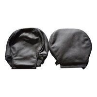 Holden VYII VZ Calais Front Head Rests Leather Trim Pair - Anthracite Black