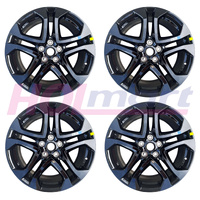 Holden VF SSV Redline 19" Alloy Mag Wheels Rims Staggered Black Set x4 Commodore GMH