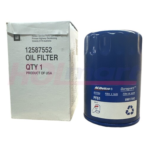 Holden Colorado/Rodeo Oil Filter 12587552