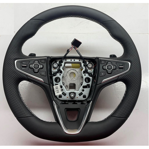 Holden Insignia VXR Leather Steering Wheel Flat Bottom 2015-2016 GMH