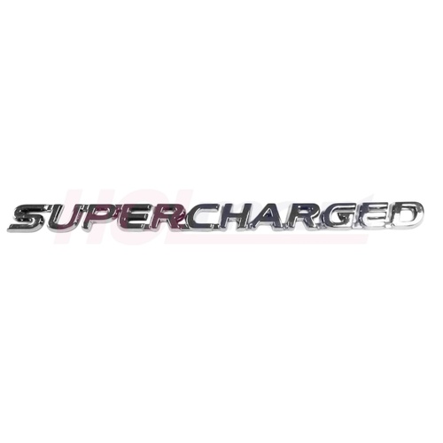  Holden Commodore VY Chrome Fender Badge 'SUPERCHARGED'