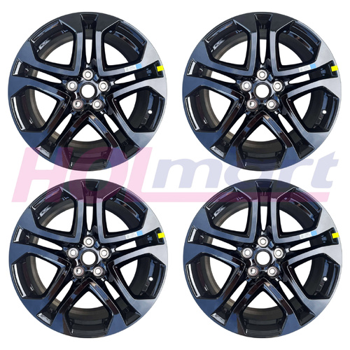 Holden VF SSV Redline 19" Alloy Mag Wheels Rims Staggered Black Set x4 Commodore GMH